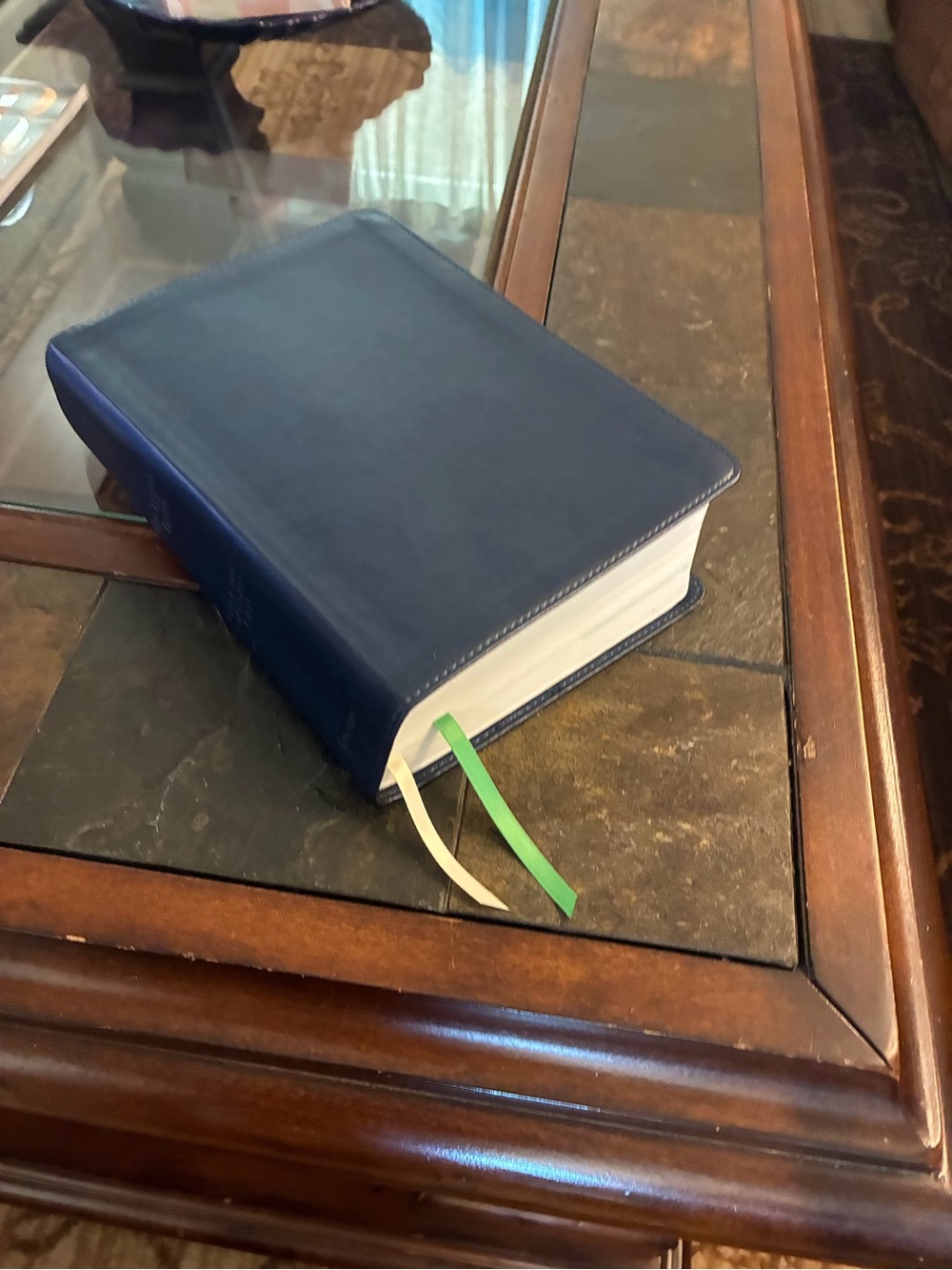 CSB She Reads Truth Bible, Navy LeatherTouch - Imitation Leather - GOOD